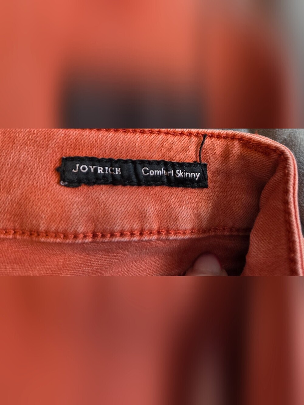 ​Dear John Joyrich Comfort Stretch Jeans Terracotta Rust 32 Boho Chic - Picture 6 of 7